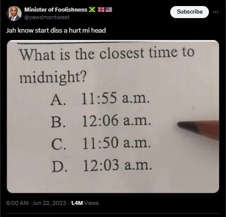 children’s math question baffles thousands on social media 11333
