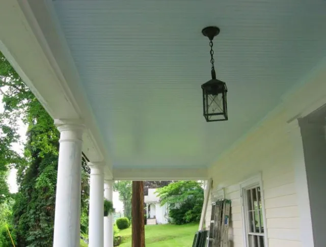 people are just realizing the hidden meaning behind a blue porch ceiling 11323