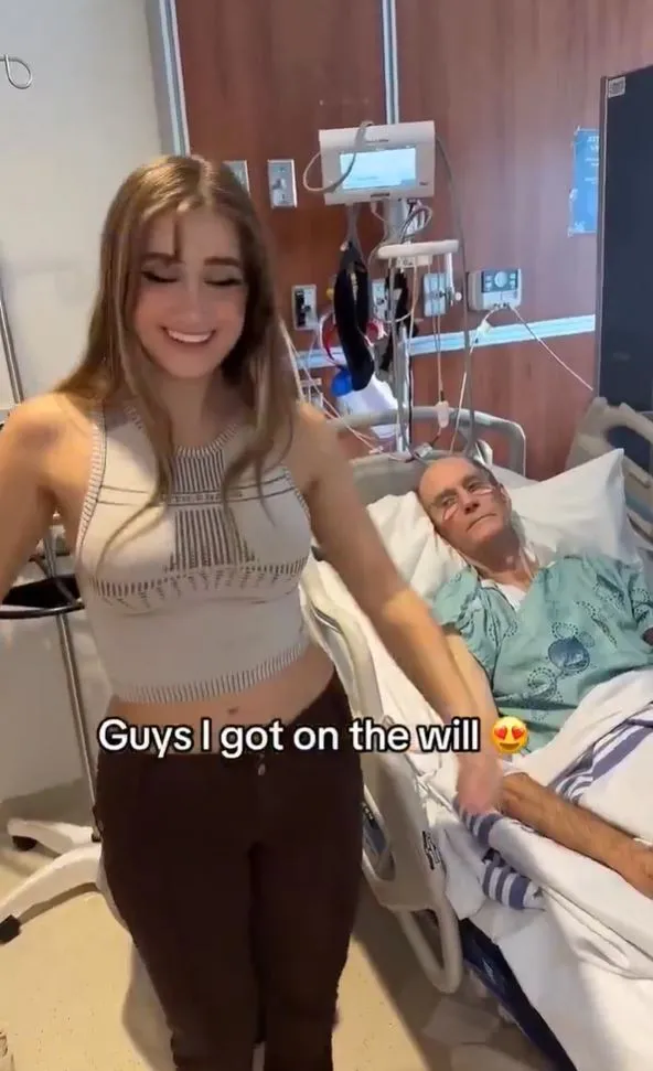 model faces backlash after dancing beside elderly boyfriend’s hospital bed 11433