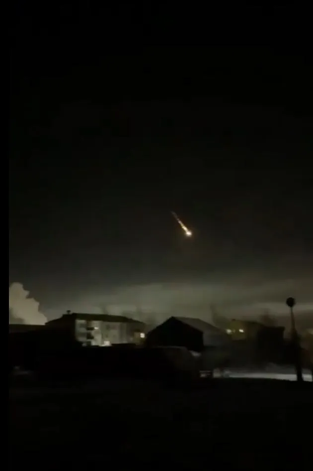 viewers stunned after a video captured an asteroid crashing into earths at 11448