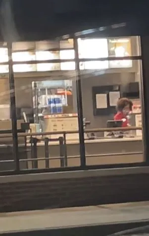 chick-fil-a workers throw away food in front of customers at closing time 11595