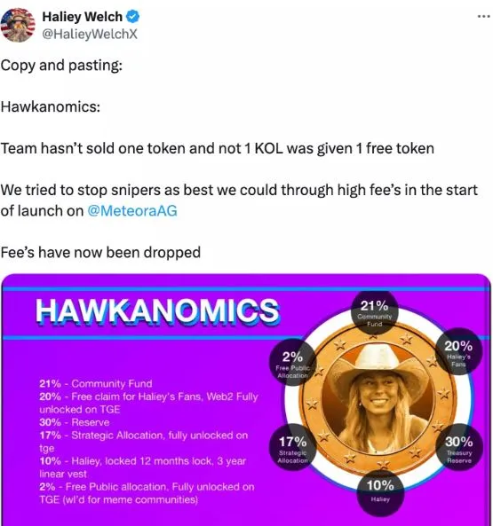 hawk tuah girl’s cryptocurrency faces backlash over investor losses 11576