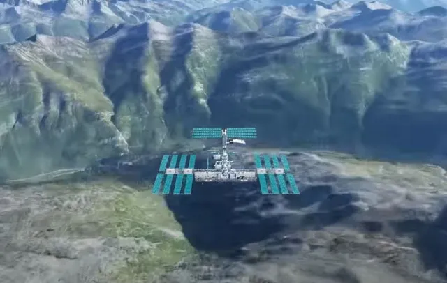 mind-blowing speed of the international space station 11607
