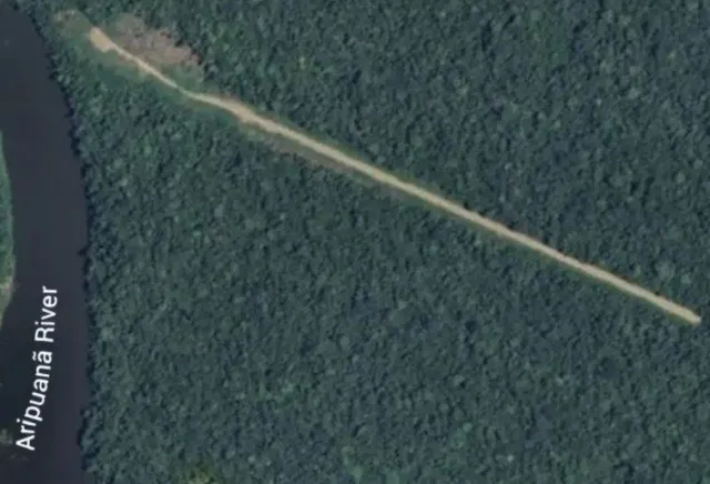 baffling jungle runway discovered on google maps 11767