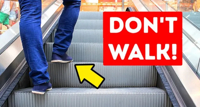 why using stopped escalator as a stairway can lead to fatal accidents? 11846