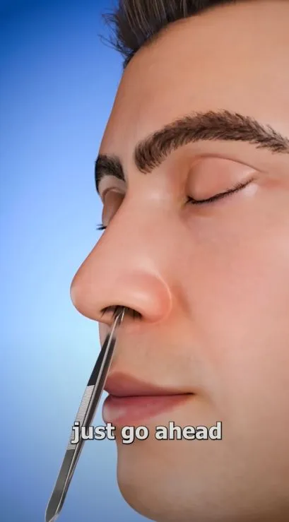 people vow never to pluck nose hair again after gruesome simulation reveals 11956