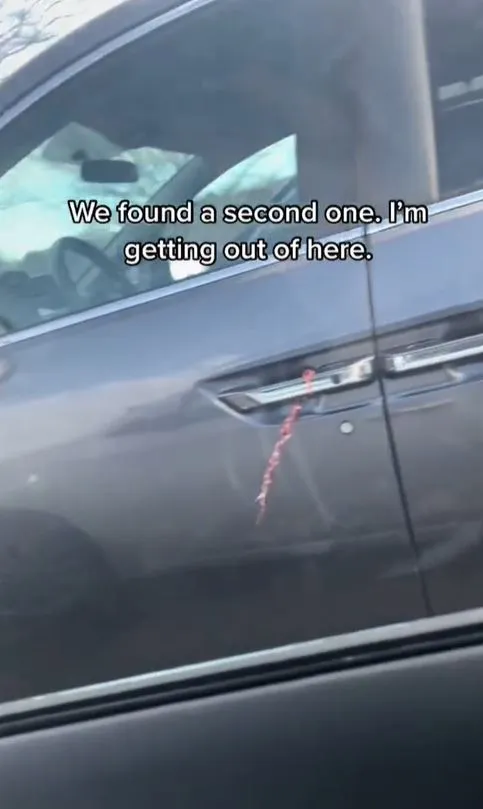 suspicious objects tied to car handles could signal danger 12000