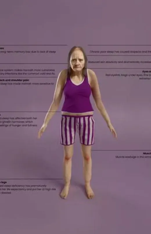 what happens to your body when you only get six hours of sleep a night? 12067