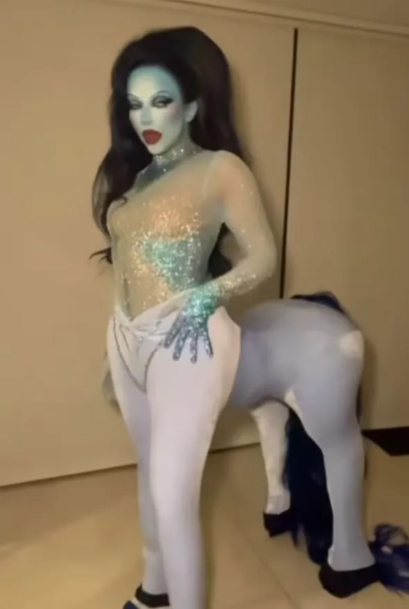 singer transforms into a horse to celebrate her birthday 12332