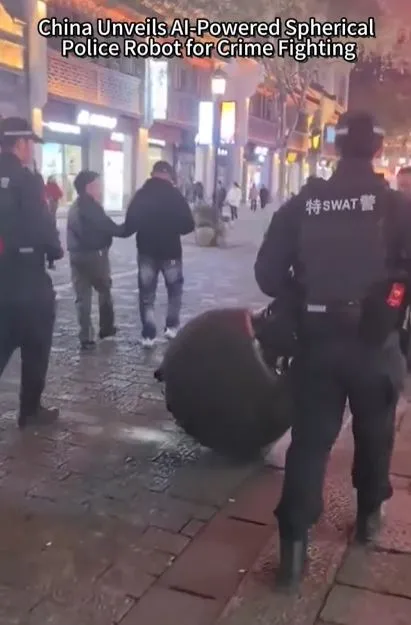 china reveals ai-driven spherical robot to capture criminals 12443
