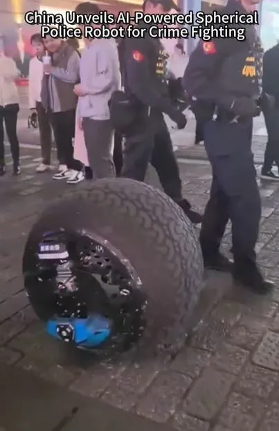 china reveals ai-driven spherical robot to capture criminals 12444