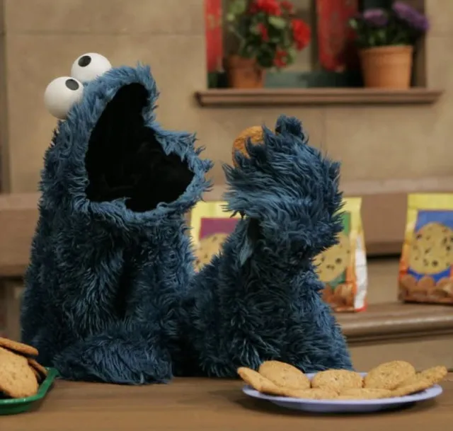 people are just realizing that the cookie monster’s ‘cookies’ arent actual 12547