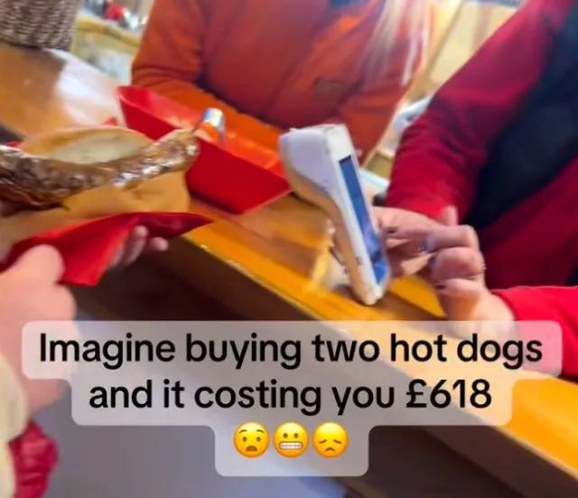 couple furious after being charged $777 for two hot dogs at a christmas mar 12796