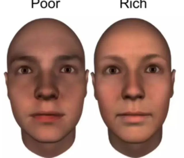 are you born with a resting rich face or poor face? research explains 12967