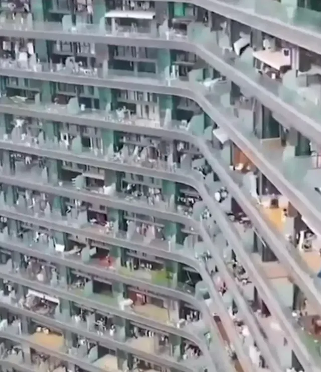 footage reveals inside the dystopian apartment block where 20,000 residen 13080