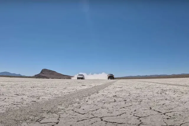 tesla cybertruck owner blown away by results after facing ford raptor r in 13262