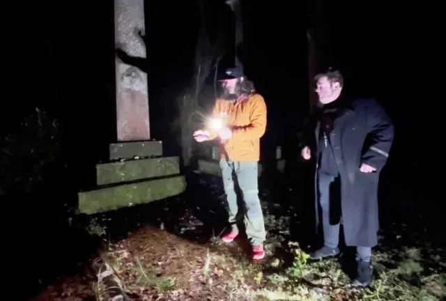 ghost hunters report demonic voices speaking to them during spooky graveyar 13576