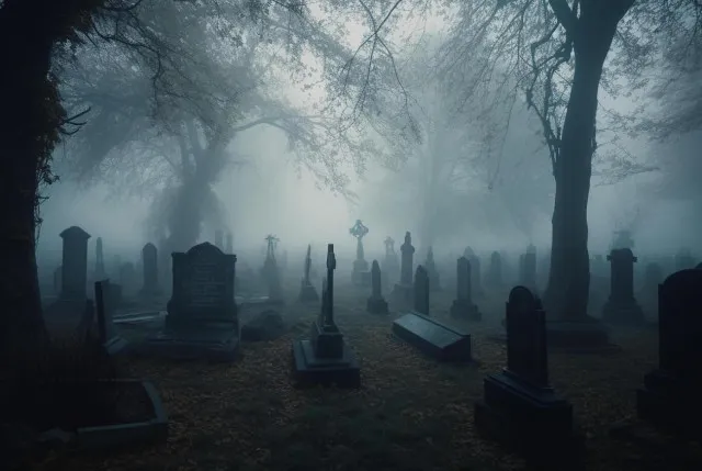 ghost hunters report demonic voices speaking to them during spooky graveyar 13574