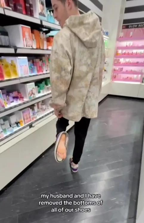 couple sparks debate after cutting out soles of $20k shoes collection to wa 13581