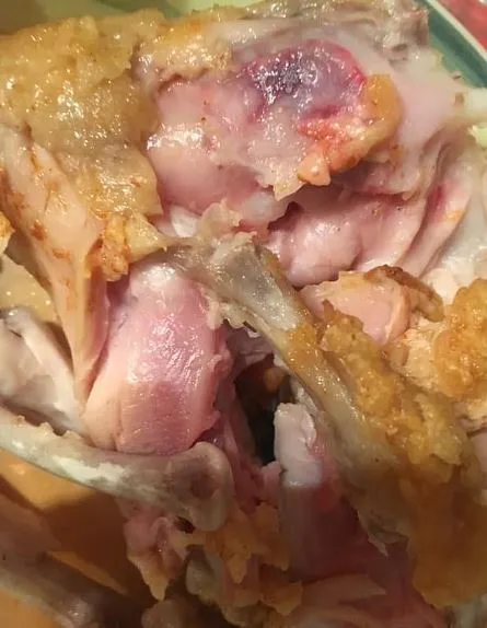 furious kfc customer claims she was served raw chicken 13778