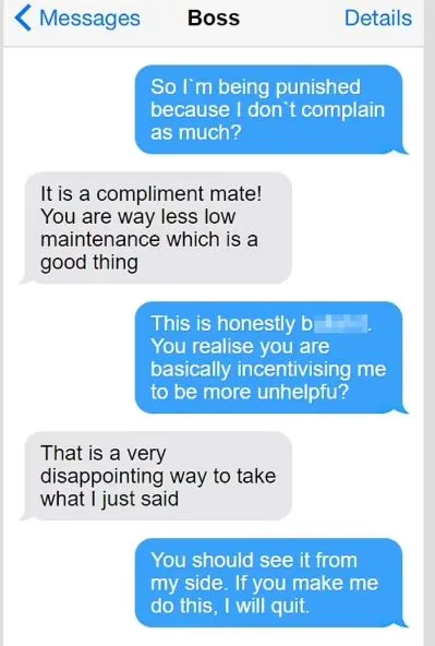 hard-working employee threatened to quit after night shift drama 13782