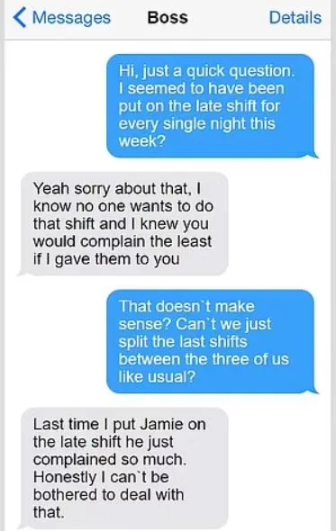 hard-working employee threatened to quit after night shift drama 13783