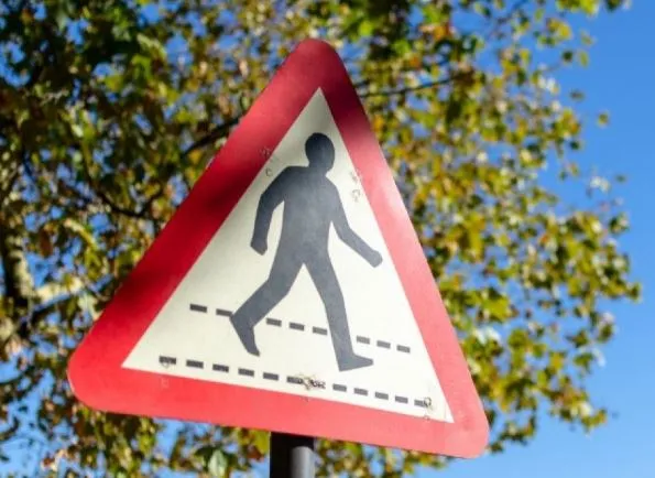 what does the little-known pedestrian crossing sign mean? 13775