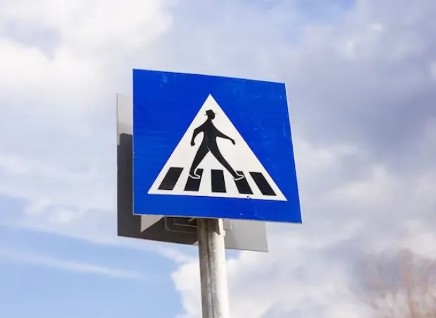 what does the little-known pedestrian crossing sign mean? 13776