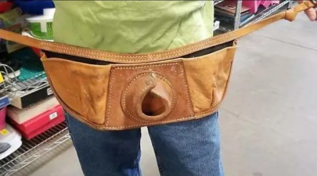 reddit users baffled by mysterious leather tool belt found in old market 13935