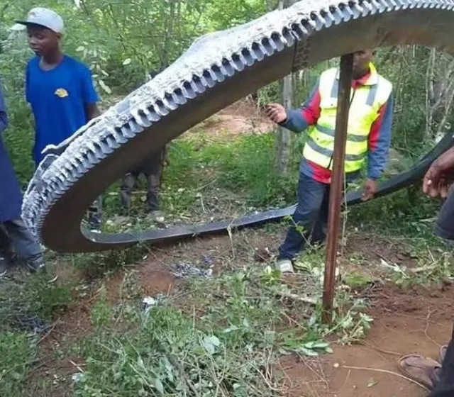 residents stunned after half-ton burning space junk debris crashes down in 13906