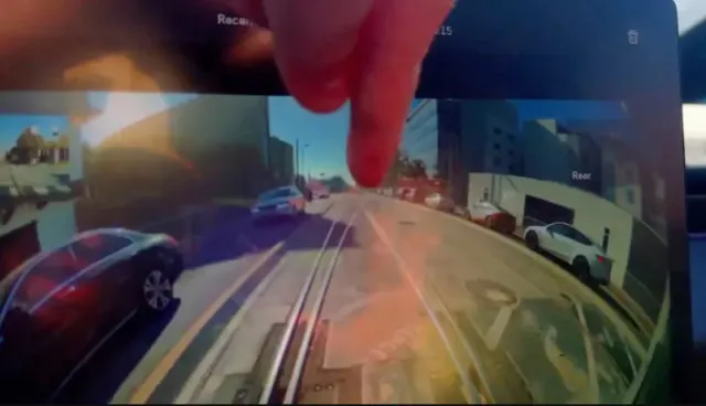tech ceo shaken as tesla’s self-driving feature takes car onto light rail t 13920
