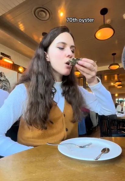 oyster lover leaves onlookers sick after devouring 70 in one sitting for br 14038