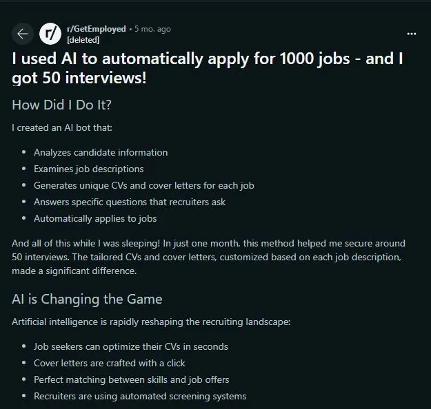 man uses ai to apply to 1,000 jobs while sleeping and wakes up to surprisin 14070