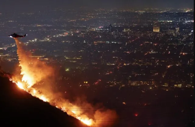 why do firefighters avoid using ocean water to put out la wildfires despite 14275