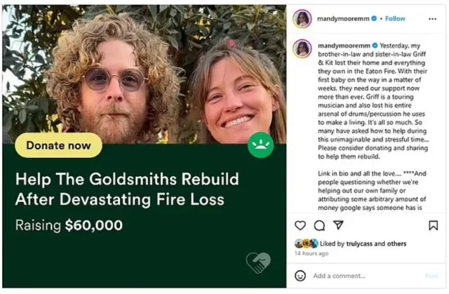 mandy moores sister-in-law breaks down in tears after receiving $178k from 14467