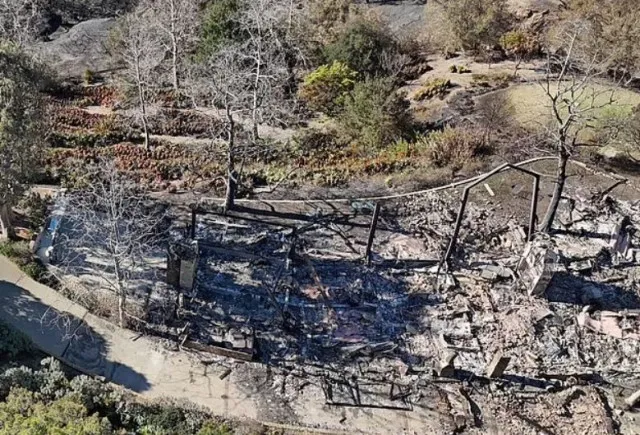 mel gibson seen for the first time since $14.5m malibu mansion burned in la 14653