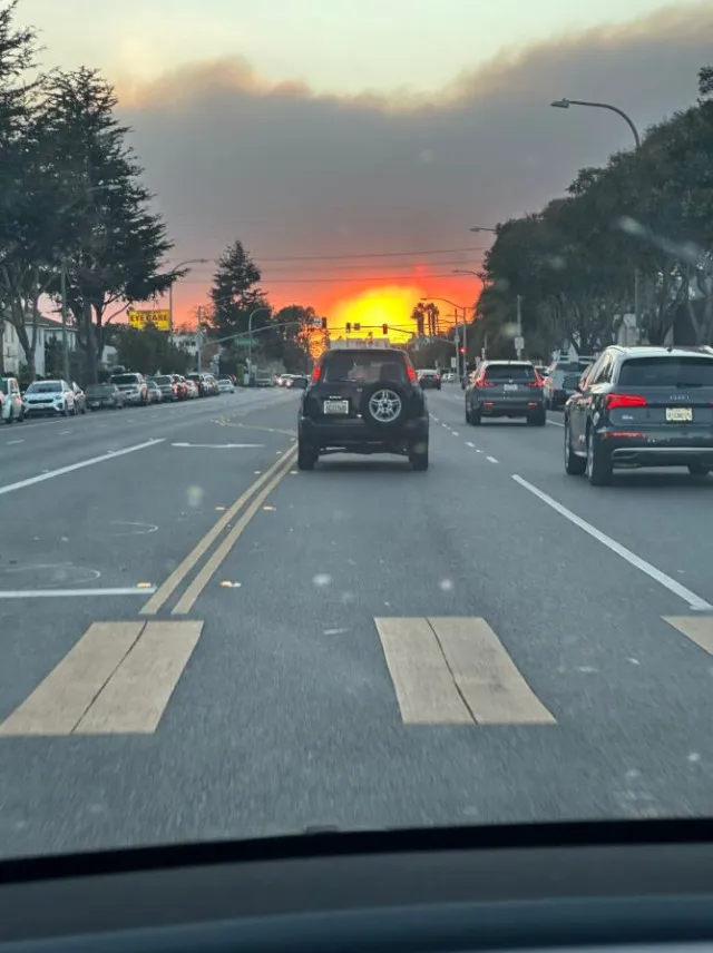 tesla owner credits car for saving his life during la wildfires 14892