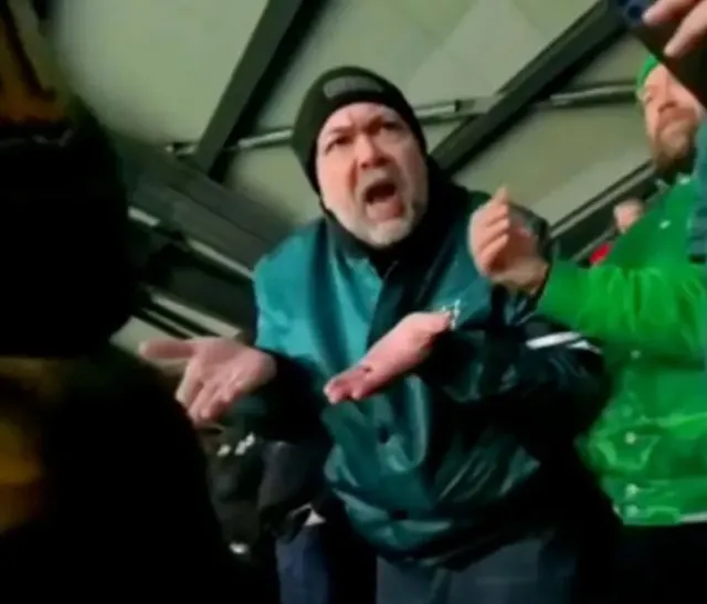 vile eagles fan fired for abusive behavior toward packers supporter 14907