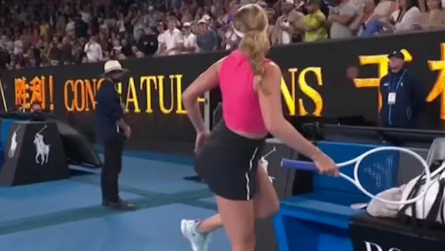 tennis star hits back at shouting crowd by slapping backside and boasting o 14949