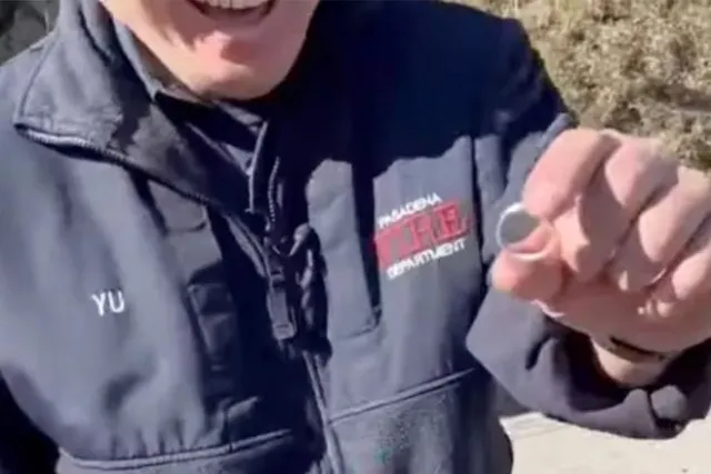 firefighter and his wife find wedding ring in the rubble of their wildfire- 15046