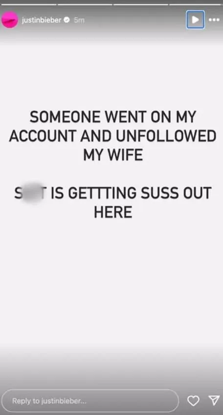 justin bieber addresses instagram drama over unfollowing wife hailey 15333