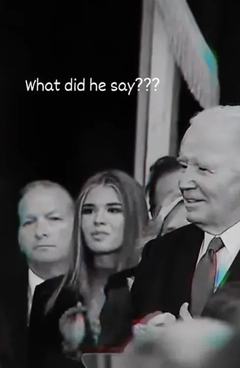 lip reader reveals what barron trump said to joe biden 15334