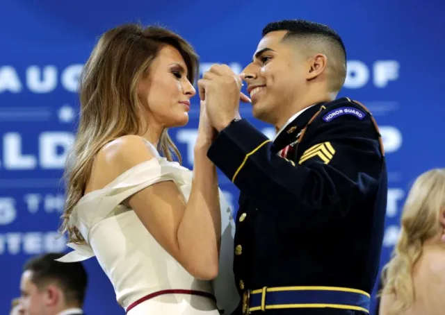 army sergeant reveals his conversation with melania trump during inaugural 15527