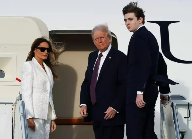 donald trump shares the secret behind enormous height of son barron 15753