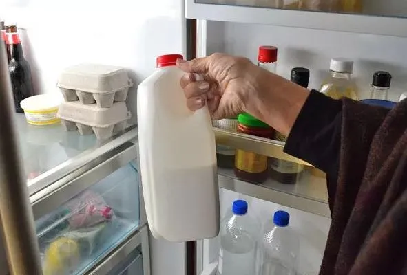 office worker padlocks their milk in the communal fridge and the internet i 16002