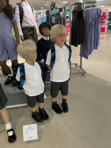 baffled mum spots mannequin that looks exactly like her son 16050