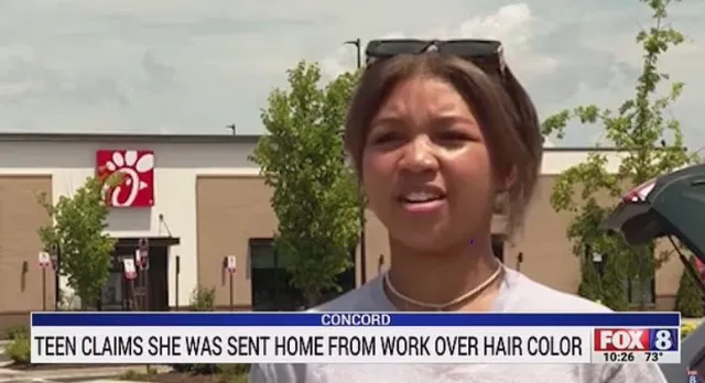 chick-fil-a sends teen worker home over hair color dispute 16054