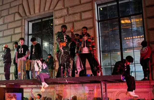 philadelphia descends into chaos as rowdy eagles fans celebrate super bowl 16618