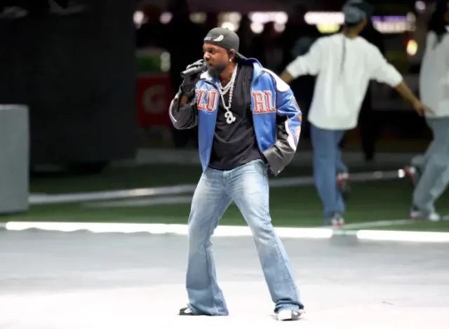 kendrick lamars super bowl flare jeans were originally designed for timoth 17170