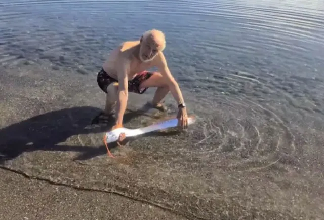 beachgoers fear disaster after spotting rare doomsday fish washed ashore 17491